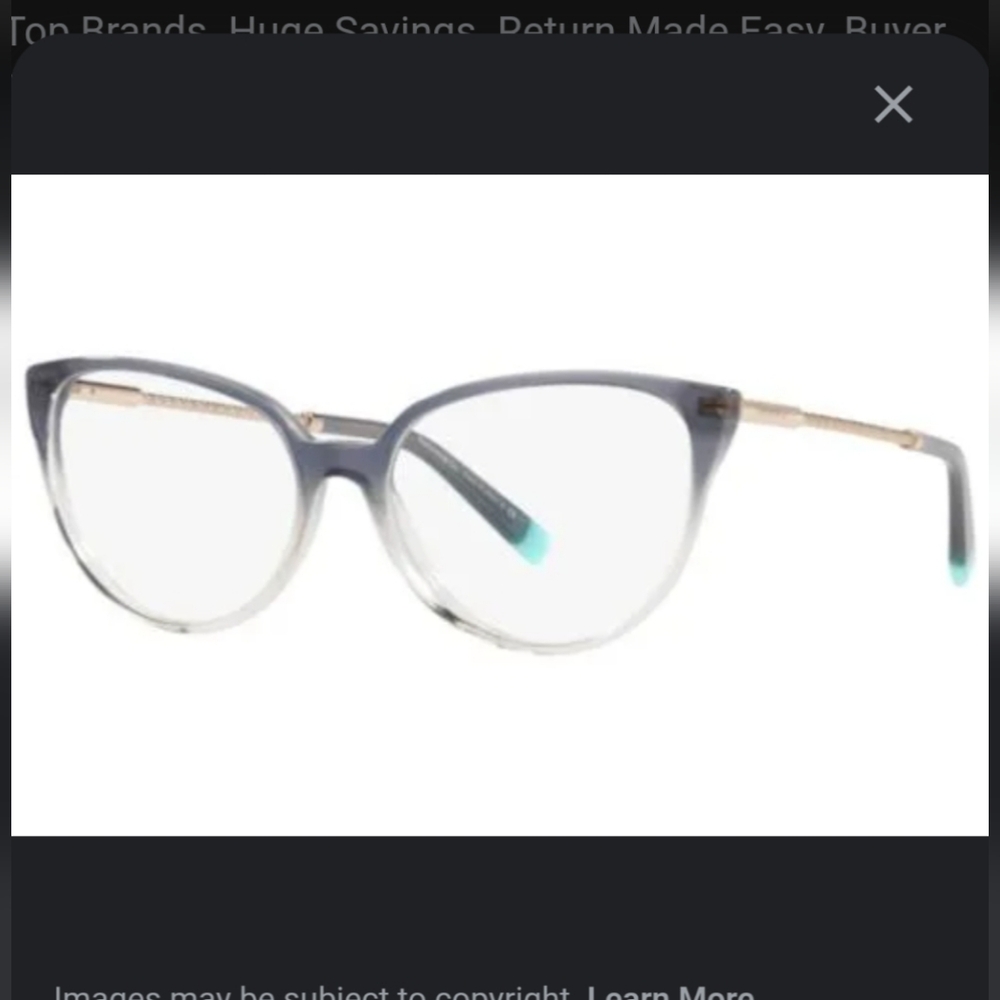 Tiffany & Co Tf2206 Perscription Frames Only Designer Luxury Ombre Rubedo #94